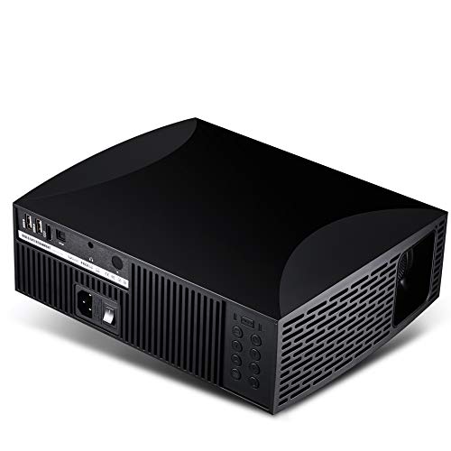 VIVIBRIGHT f30 1080P Projector, 1920x1080 Native Pixels, Consumer Class Video Entertainment Full HD Projector, 4200 White Light LED Brightness, SPDIF Interface with HiFi Sound Quality