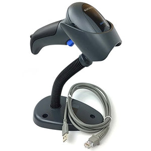 Datalogic QuickScan QD2430 Handheld 2D Barcode Scanner, Includes Stand and USB Cable