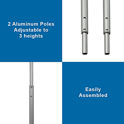 Vispronet - 79in. x 117in. Retractable Banner Stand Height-Adjustable for Trade Shows, Retail Displays and More - Stand Only, No Banner