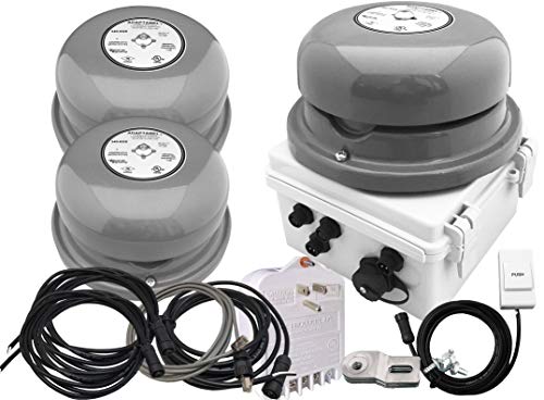 Netbell Automatic All-in-One Extra Loud Break Bell System with 3 Bells