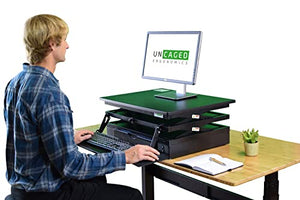 Uncaged Ergonomics CDE Desk Converter, Black