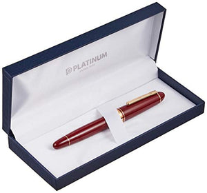 Platinum Fountain Pen President #10 Burgundy and Gold- PTB20000P - M