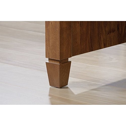 Sauder 419401 Edge Water Computer Desk With Hutch, L: 59.06" x W: 23.31" x H: 46.42", Auburn Cherry finish