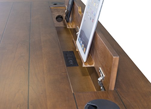 Martin Furniture IMDU384T-Kit Durham Sit/Stand Desk, White
