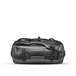 HEXAD Carryall Travel Duffel Bag - Includes Backpack Straps and Laptop Sleeve (Black, 60 L)