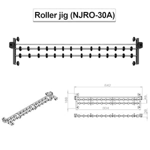 Generic NITE Rotary Jig for Roland VersaUV LEF-300/LEF2-300 Printer Assistant - NJRO-30F