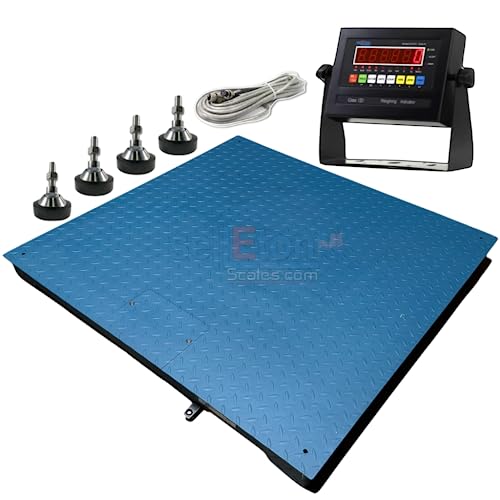 SellEton SL-800-4x4-NTEP Industrial Warehouse Floor Scale | 5000 lbs x 1 lb