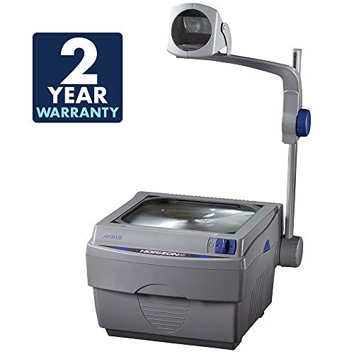 Apollo Overhead Projector, Horizon 2, 2000 Lumen Output, 10" x 10", Closed Head (V16002M)