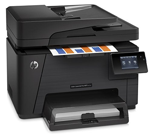 HP Laserjet Pro M177fw Wireless All-in-One Color Printer, (CZ165A) (Renewed)