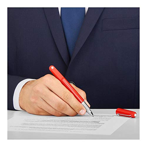 Montblanc"M" Red resin rollerball - 117599