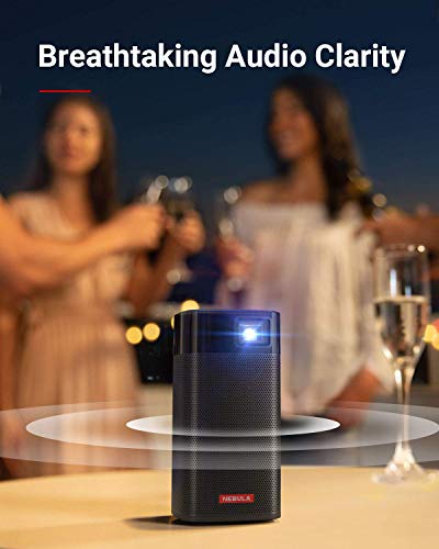 Anker Nebula Apollo Wi-Fi Mini Projector 200 ANSI Lumen Portable 6W Speaker 100 Inch Picture 4-Hour Video Playtime (Renewed)