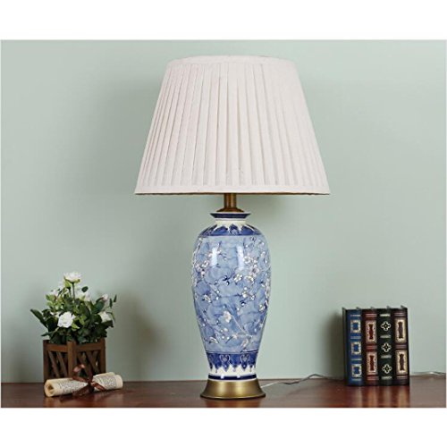 505 HZB The Bedside Lamp Of The Ceramic Desk Lamp In The American Style Living Room
