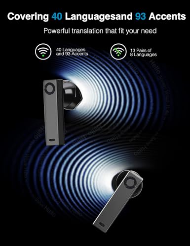 Timekettle X1 AI Interpreter Hub - 40-Language Two-Way Translator Earbuds