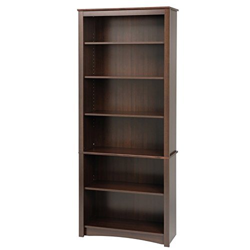 Home Square 2-Piece Set Bookcase in Espresso