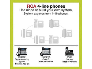 RCA 25424RE1 ViSYS Four-Line Phone with Caller ID