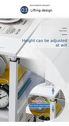 ZLYPSW Laptop Table Portable Folding Desk Bed Table Laptop Desk Computer Table for Bedroom Office Adjustable Movabl Computer Desk Table