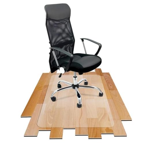 JLXJYS Office Wood Floor Transparent Chair Mat, Skid-Resistant Carpet Protector Pad (120x600cm)