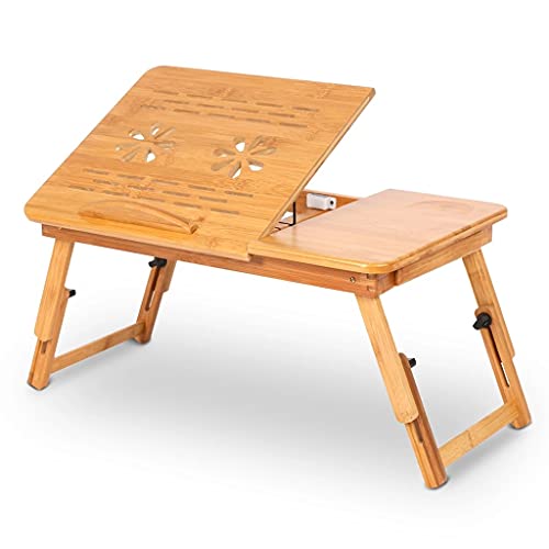 FXZMJN Adjustable Table Computer Desk Rack Shelf Dormitory Bed Lap Desk Portable Book Reading Tray Stand Table (Style : A)