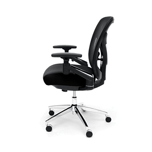 OFM 257-BLK 24-Hour Big & Tall Mesh Chair, black Office Chair, 36" Height, 28" Wide, 27" Length