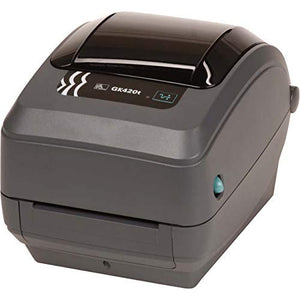 Zebra Gk420t Thermal Transfer Printer - Monochrome - Desktop - Label Print - 4.09 Print Width - GK42-102211-000 (Renewed)