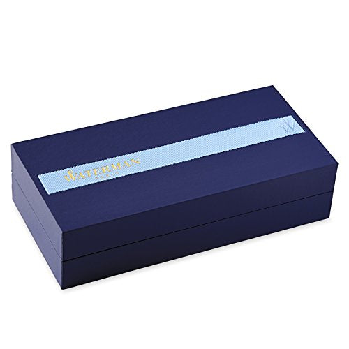 Waterman Carene Contemporary Gunmetal, Fountain Pen with Fine solid gold nib and blue ink (S0909990)