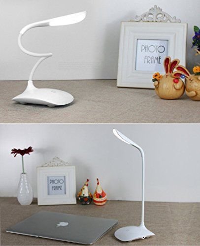 E-Bro®LED Minimalism Cordless Eye Protection LED Reading Light/Desk Lamp for Reading, Bedroom, College Dorm (Standard)