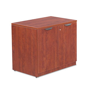 Alera Valencia Series Storage Cabinet, Medium Cherry