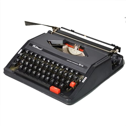 CParts Vintage Traditional English Typewriter - Black