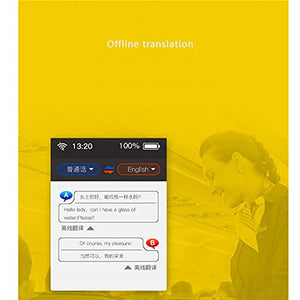 UsmAsk Language Translator Device - 77Language Smart Translations, Photo Translation, Offline Mode - Black