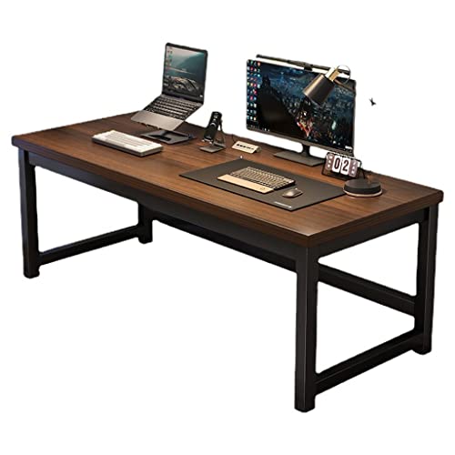 WAWJB Computer Desk Desktop Home Office Desk Student Writing Study Table Workbench (Color: D, Size: 120CM)