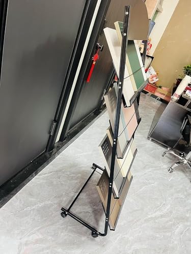 WEBERT Floor Standing Magazine Rack with 4 Pockets