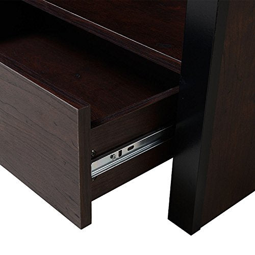 Generic NV_1008004470-QYUS484470 Wood Home ustable Bookcase Bookshelf 42" Adjusta 42" Adjustable 3-Shelf okcase B Drawer e Drawer Office Furniture urniture Drawer