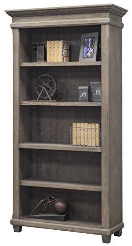 Martin Furniture IMCA4076 Open Bookcase, Weathered Dove