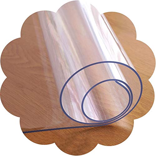 LOLILI Transparent PVC Office Chair Mat 140x200cm - Scratch & Wear Resistant
