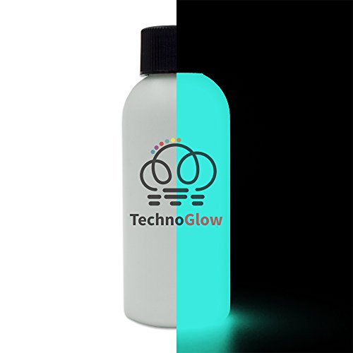 Glow in The Dark Paint, Aqua Bright Glow - Multiple Colors - 1 Gallon