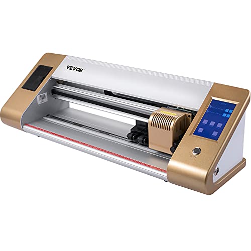 VEVOR Vinyl Cutter Machine, 18" Max Paper Feed Cutting Plotter with Camera Contour Cutting