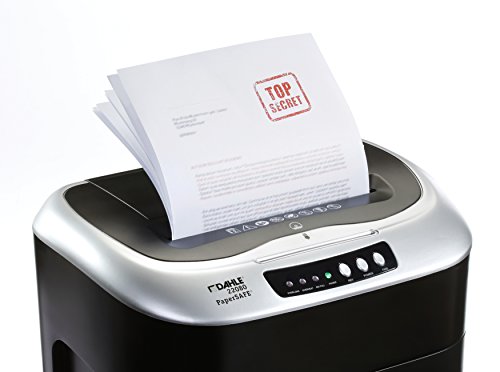 Dahle PaperSAFE Deskside Auto Feed Shredder, Cross Cut, 22080, Lot of 1
