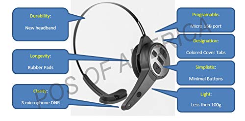 Attune II HD3 (WX-CH455) Wireless Headset 3 Microphone