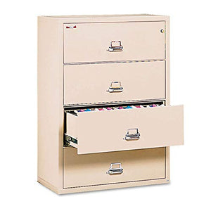 FireKing Fireproof Insulated 4-Drawer Lateral File