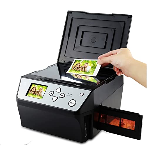 COMDS Slide Scanner, 22MP High-Resolution Negative Converter - Convert Color/B&W 135 Film/35mm Slide/110 Film Business Card to JPG Digital Photos - USB Output Support