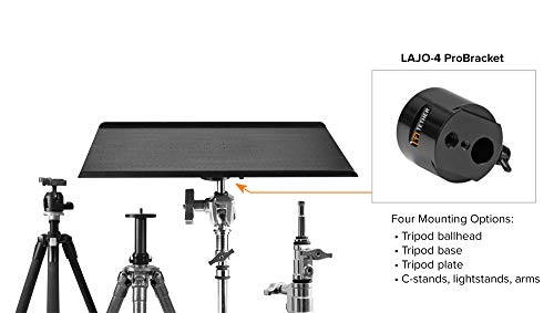 Tether Tools Aero Table, Standard Edition Portable Computer Platform, 18x16", Black