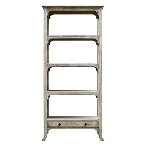 Uttermost 25661 Bridgely Aged Etagere, White