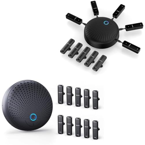 BALILA Conference Speakerphone with Microphones, Enhanced Voice Pickup, USB C Compatibility