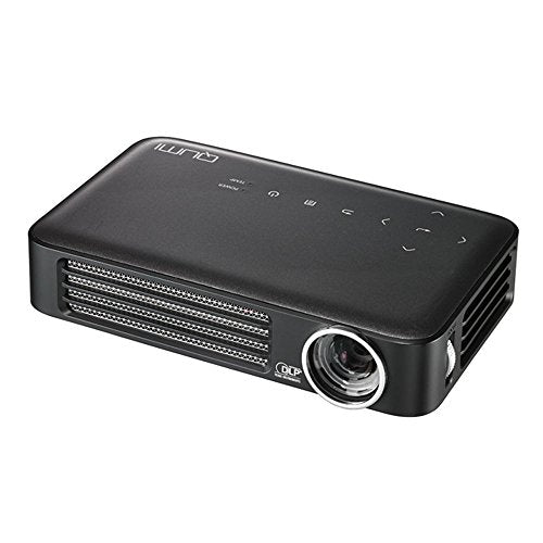 Vivitek Qumi Q6-GY Q6 800 Lumen WXGA LED MHL HDMI Projector with Wireless and Miracast Capability (Gray)