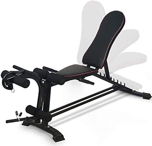Byakns Men and Women Fitness Gym Weight Bench Press Strength Training Equipment SitUp Board Home Function Abdomen Abdominal Crunches Abdominal Muscle Board Fitness Thin Belly