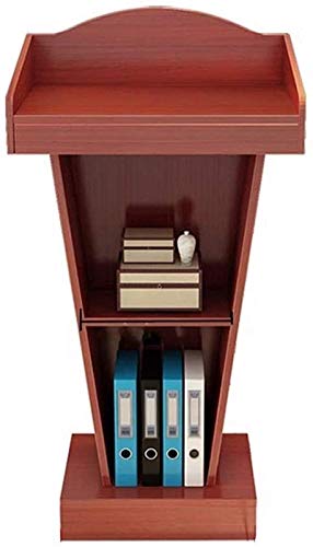 CAMBOS Solid Wood Lectern Podium Stand for Conference Room and Teacher's Desk