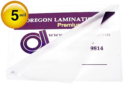 Oregon Lamination Premium School Card Laminating Pouches 5 Mil - Qty 10,000
