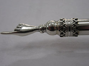 Yad Sterling Silver Filigree Stars Torah Pointer 10.75" - Yad Brand