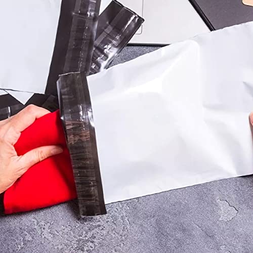 SJPACK 3000pcs 14.5x19 Poly Mailers 2.5 Mil Envelopes Shipping Bags with Self Sealing Stripe,White Poly Mailers