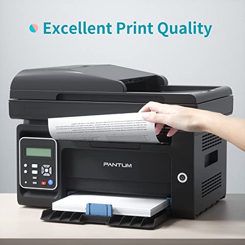All in One Laser Printer Scanner Copier with Auto Document Feeder, Wireless Multifunction Black and White Laser Printer, Pantum M6552NW with Toner PB-211